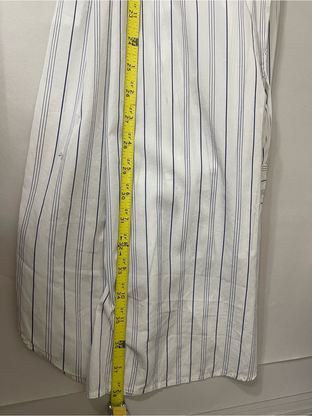 Frank & Eileen NWOT Grayson White Striped Button Down Relaxed Tunic Shirt Sz L - Picture 10 of 11